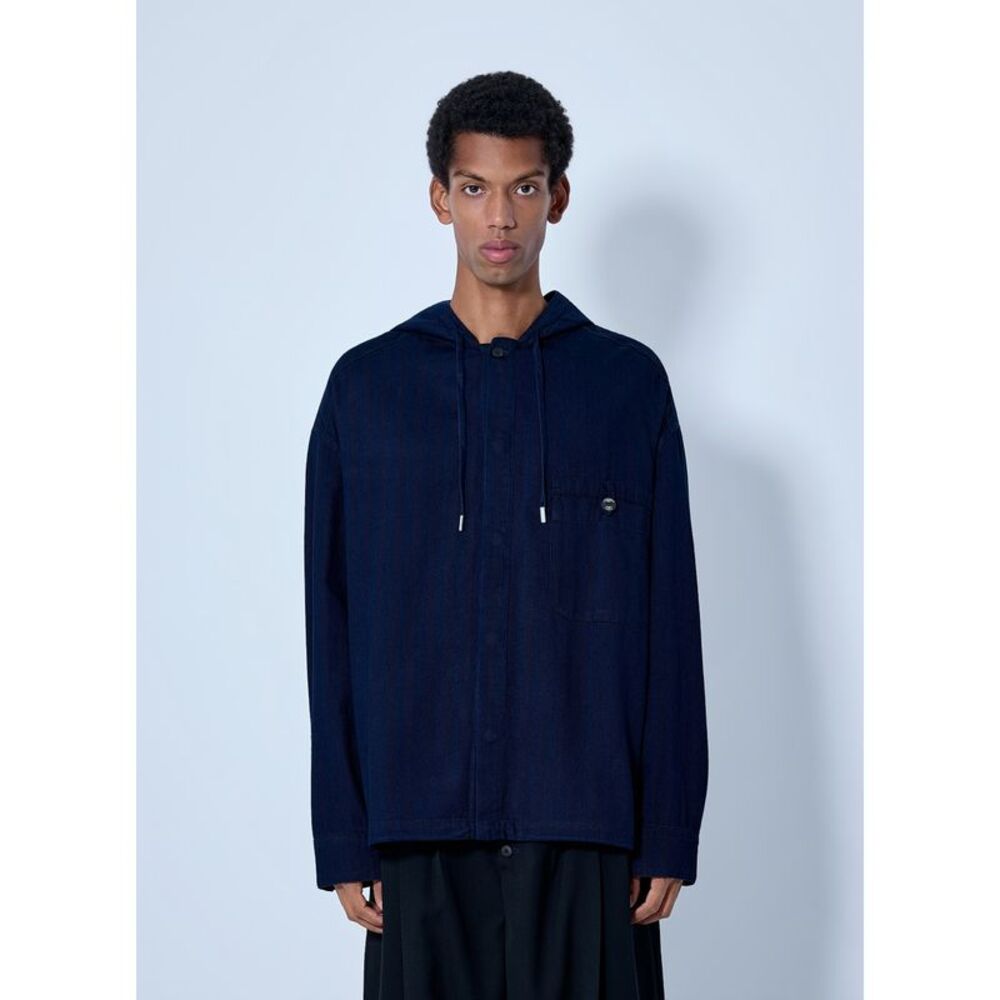 Jacquemus Men La Chemise Denim Chevron Jacket